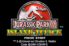 侏罗纪公园3高级行动-岛屿的进攻 Jurassic Park III - Island Attack(US)(Konami)(64Mb)
